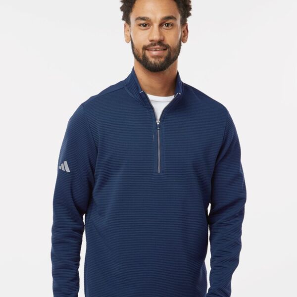 Adidas Men's Spacer Quarter-Zip Pullover A588 Men's Spacer Quarter-Zip Pullover Thumbnail