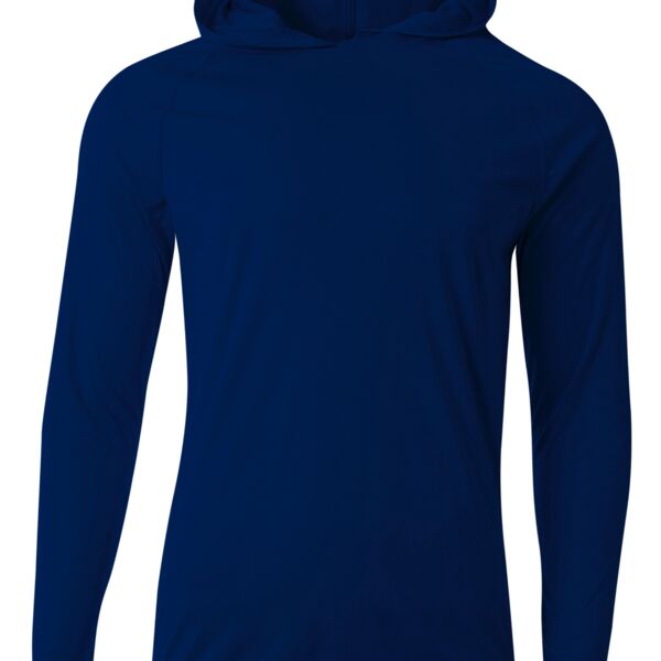 A4 Cooling Performance Long Sleeve Hooded Tee A4N3409 Cooling Performance Long Sleeve Hooded Tee Thumbnail