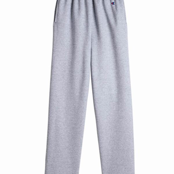 Champion Men's Powerblend® Open-Bottom Sweatpants with Pockets P800 Men's Powerblend® Open-Bottom Sweatpants with Pockets Thumbnail