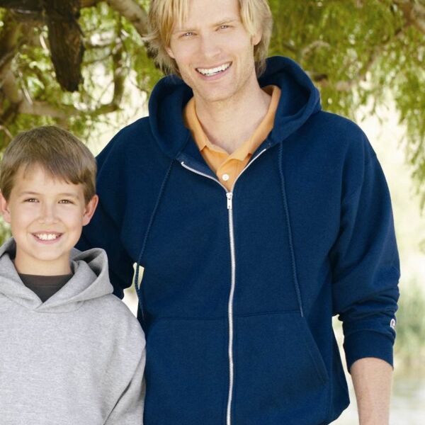 Champion Unisex Powerblend® Full-Zip Hooded Sweatshirt S800 Unisex Powerblend® Full-Zip Hooded Sweatshirt Thumbnail