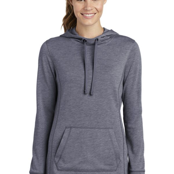 Sport Tek Women's PosiCharge ® Tri Blend Wicking Fleece Hooded Pullover LST296 Women's PosiCharge ® Tri Blend Wicking Fleece Hooded Pullover Thumbnail