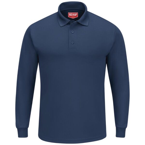 Men's Long Sleeve Performance Knit Polo Thumbnail