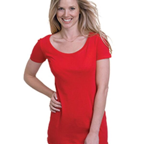 Bayside Women's USA-Made Scoop Neck T-Shirt 3405 Women's USA-Made Scoop Neck T-Shirt Thumbnail
