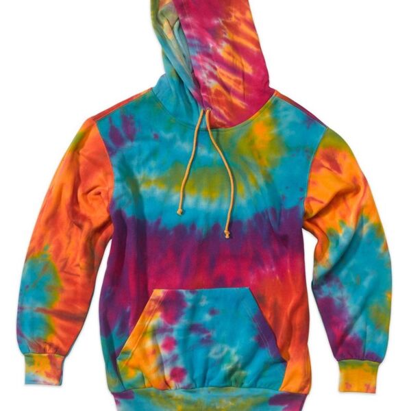 MV Sport Unisex Classic Fleece Tie-Dye Hooded Sweatshirt 1290 Unisex Classic Fleece Tie-Dye Hooded Sweatshirt Thumbnail