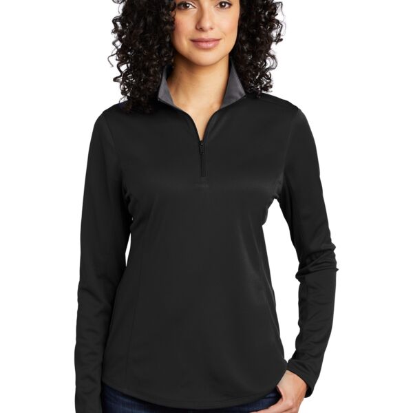 Port Authority Ladies Silk Touch Performance 1/4 Zip LK584 Ladies Silk Touch Performance 1/4 Zip Thumbnail