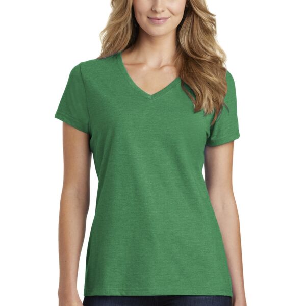 Port & Company ® Ladies Fan Favorite ™ Blend V Neck Tee LPC455V ® Ladies Fan Favorite ™ Blend V Neck Tee Thumbnail