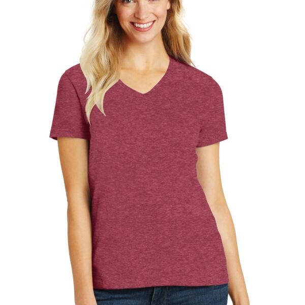 District Women's Perfect Blend ® V Neck Tee DM1190L Women's Perfect Blend ® V Neck Tee Thumbnail