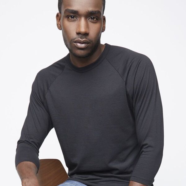 50/50 Raglan Three-Quarter Sleeve Tee Thumbnail